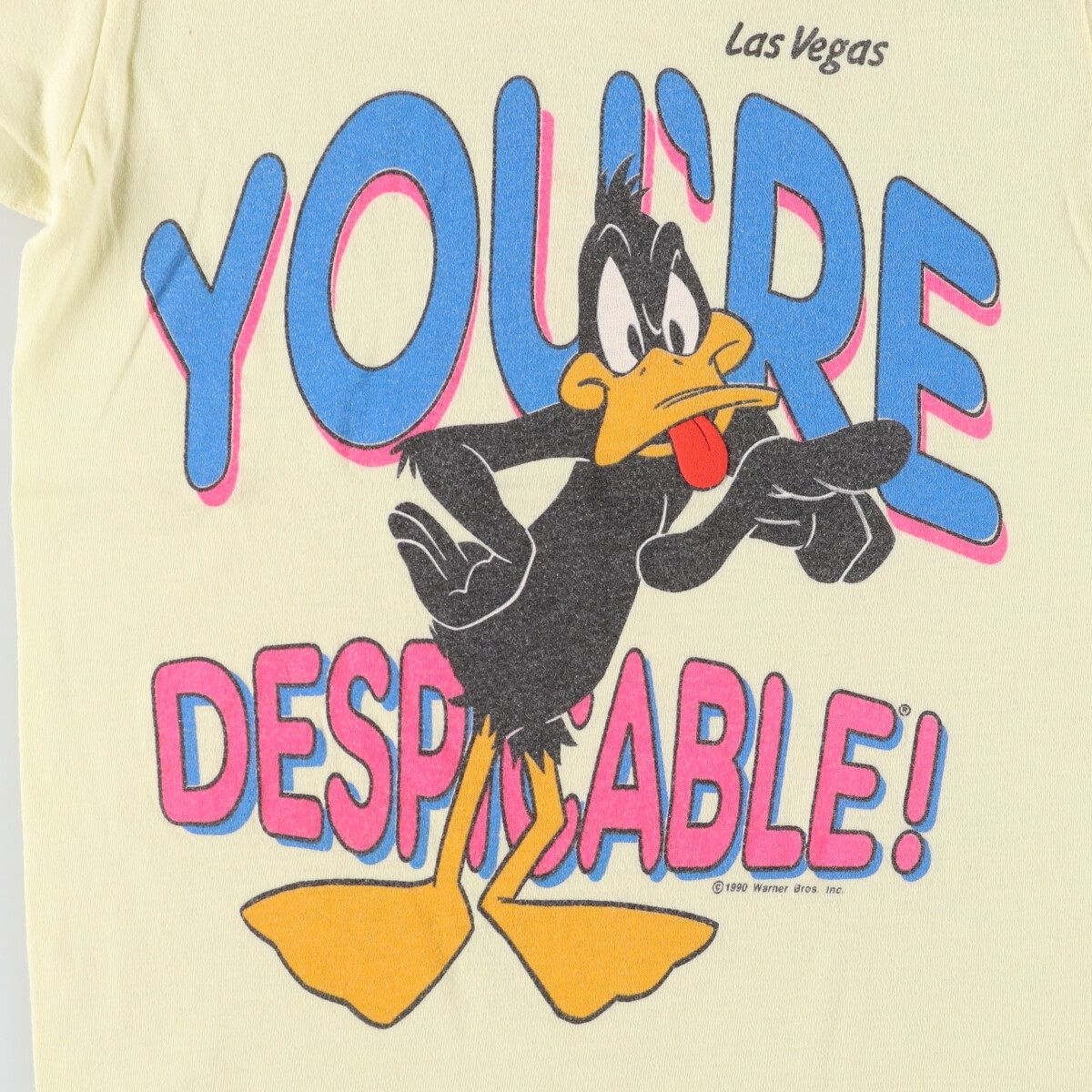 LOONEY TUNES スウェット タズ ビッグプリント ラグラン袖 古着 LOONEY TUNES スウェット タズ ビッグプリント ラグラン袖 古着