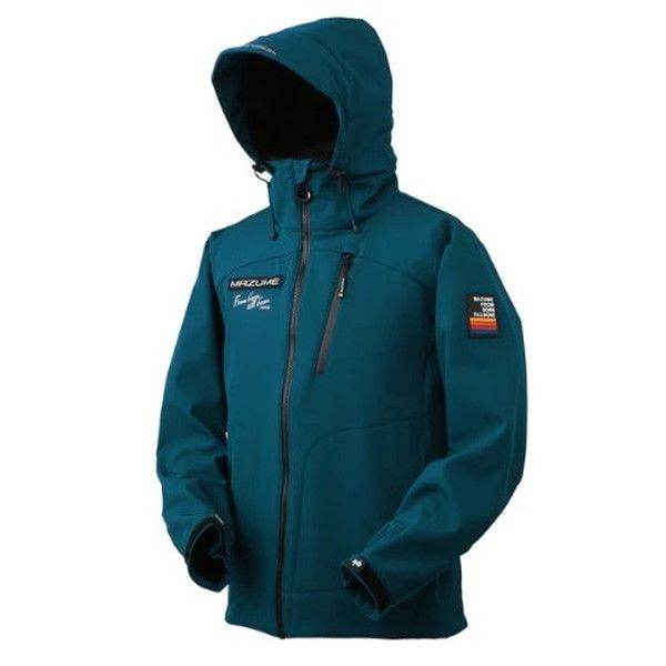 オレンジブルー 防寒服アウター MZFW-873 mazume ウインドカットジャケット ダークターコイズ LL