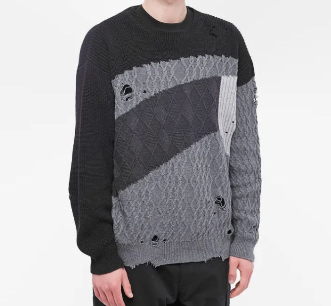 NEIGHBORHOOD PATCHWORK SWEATER ニット 231FUNH-KNM01 - メルカリ NEIGHBORHOOD PATCHWORK SWEATER ニット 231FUNH-KNM01 - メルカリ