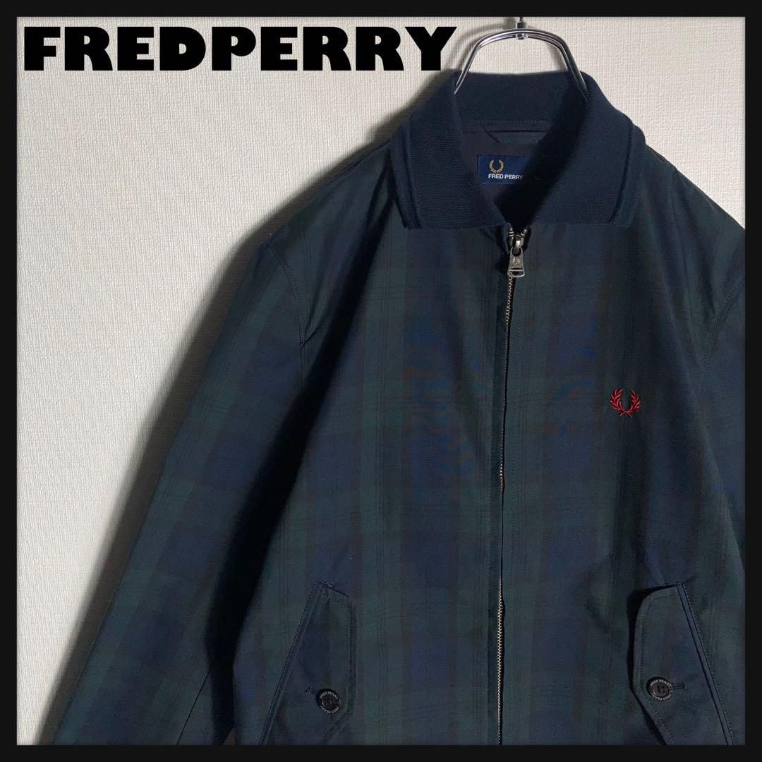 【美品】FREDPERRY スイングトップ 刺繍ロゴ チェック柄 XS 美品】FREDPERRY スイングトップ 刺繍ロゴ チェック柄 XS - メルカリ