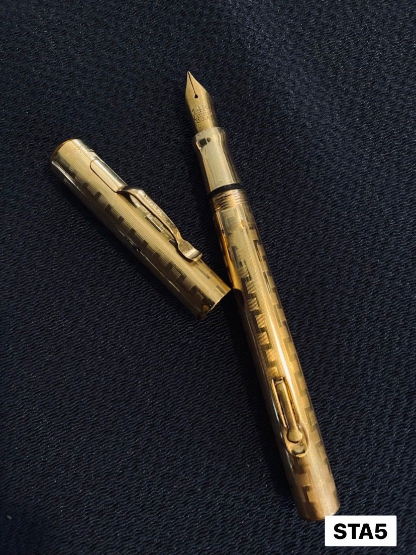 万年筆 Wahl ウォール 万年筆 ゴールドフィルド 14K 14金 MADE IN USA 文房具 STA5