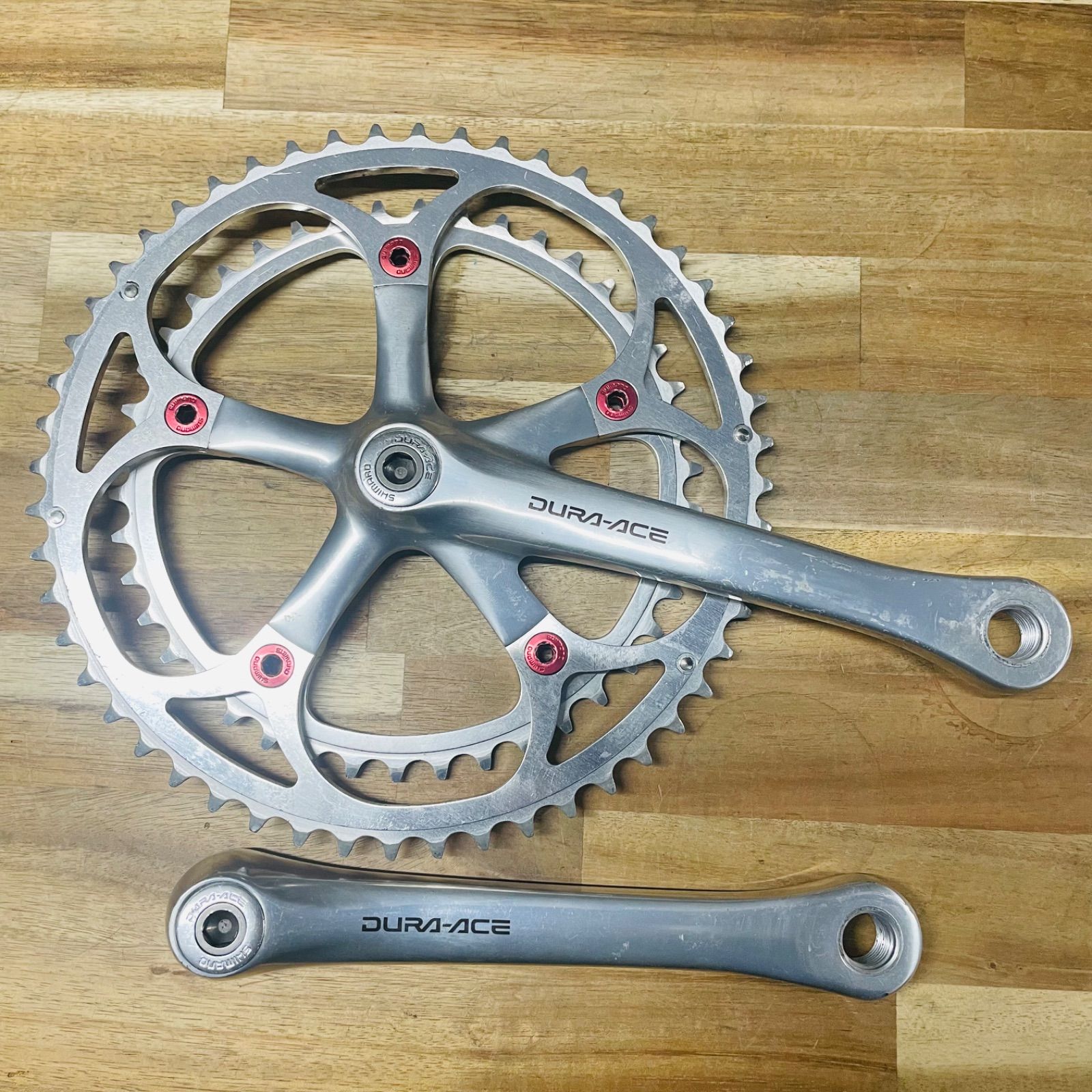 希少】 シマノ デュラエース FC-7410 クランクセット Dura-Ace 170mm 52-42T SHIMANO フィキシングボルト付  スクエアテーパー PCD130 - メルカリ