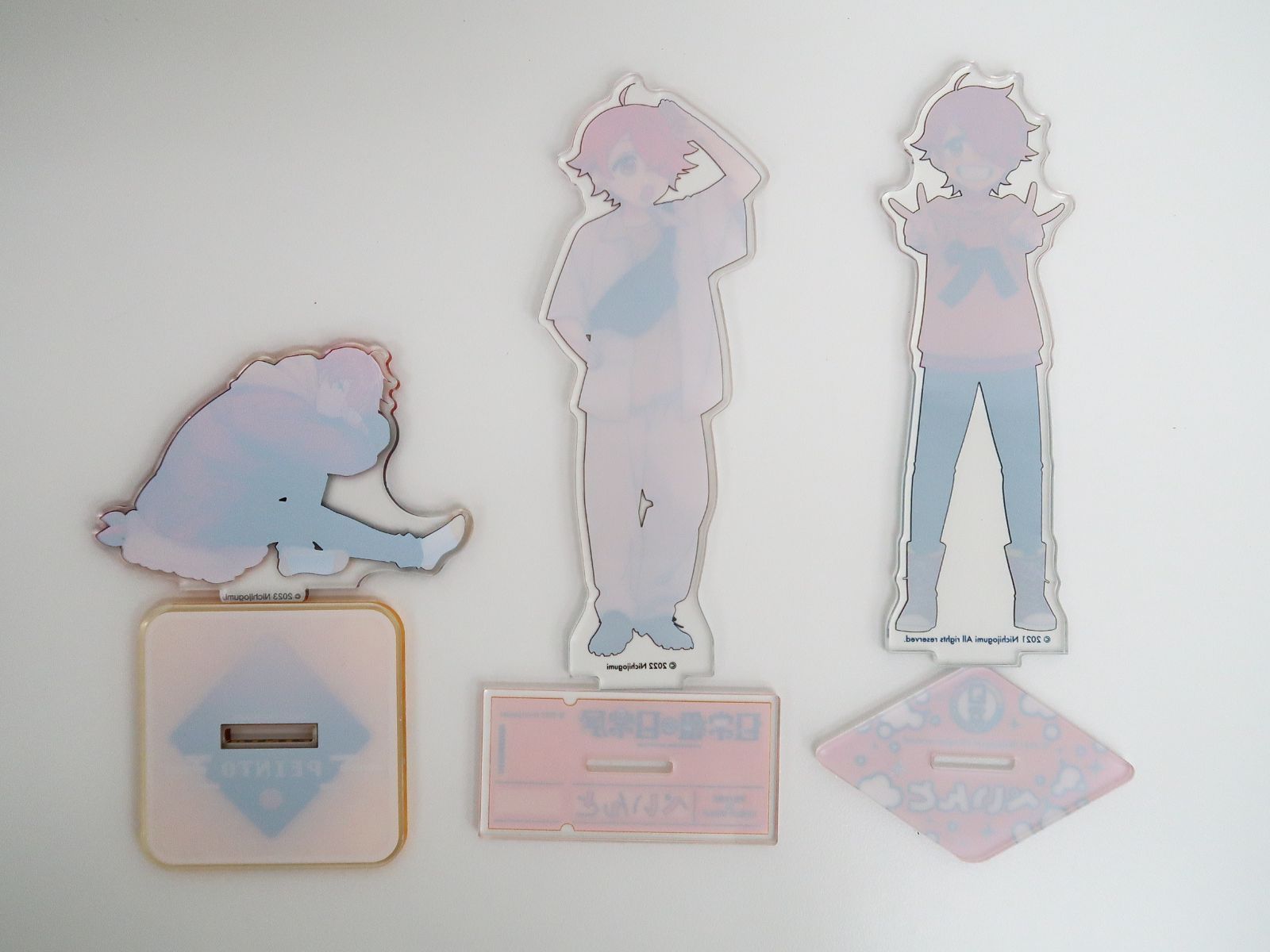 3点セット 日常組 ぺいんと アクリルスタンド/日常展/RED° TOKYO TOWER