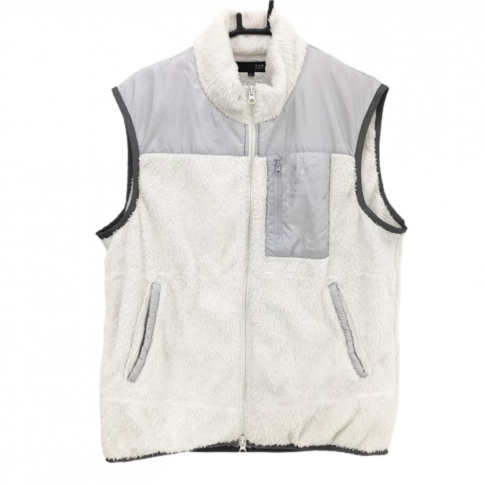 23区ゴルフ ボアベスト メンズLL アイボリー 23区ゴルフ ボアベスト メンズLL アイボリー 23区ゴルフ ボアベスト