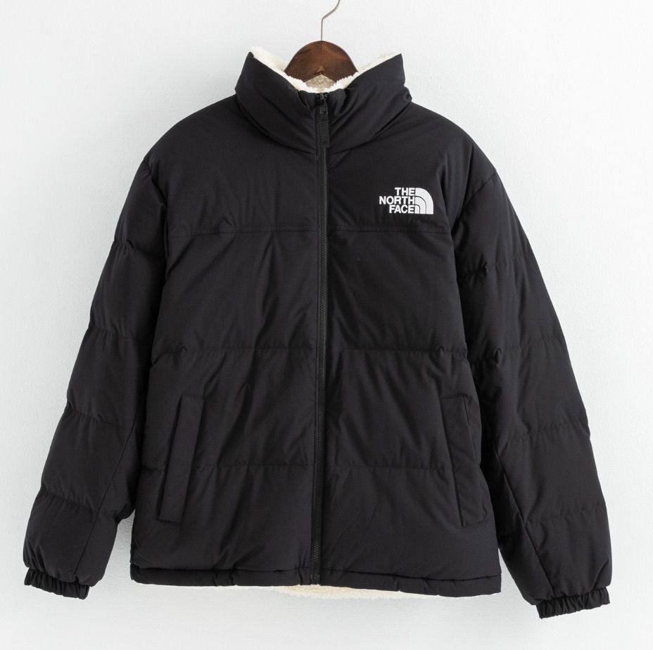 新品】ノースフェイス リバーシブルボアダウンジャケット 2XL 黒