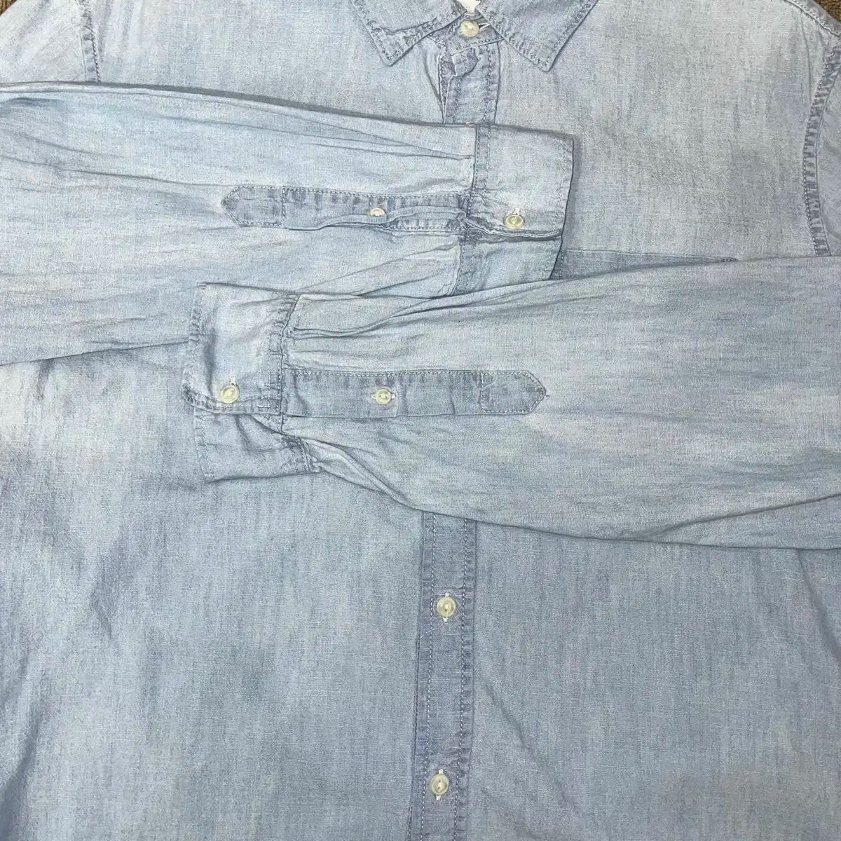 GAP デニムシャツ 古着 ギャップ オールドギャップ - L DENIM 長袖 サイズ スカイブルー デニム 長袖シャツ シャツ 青 メルカリ