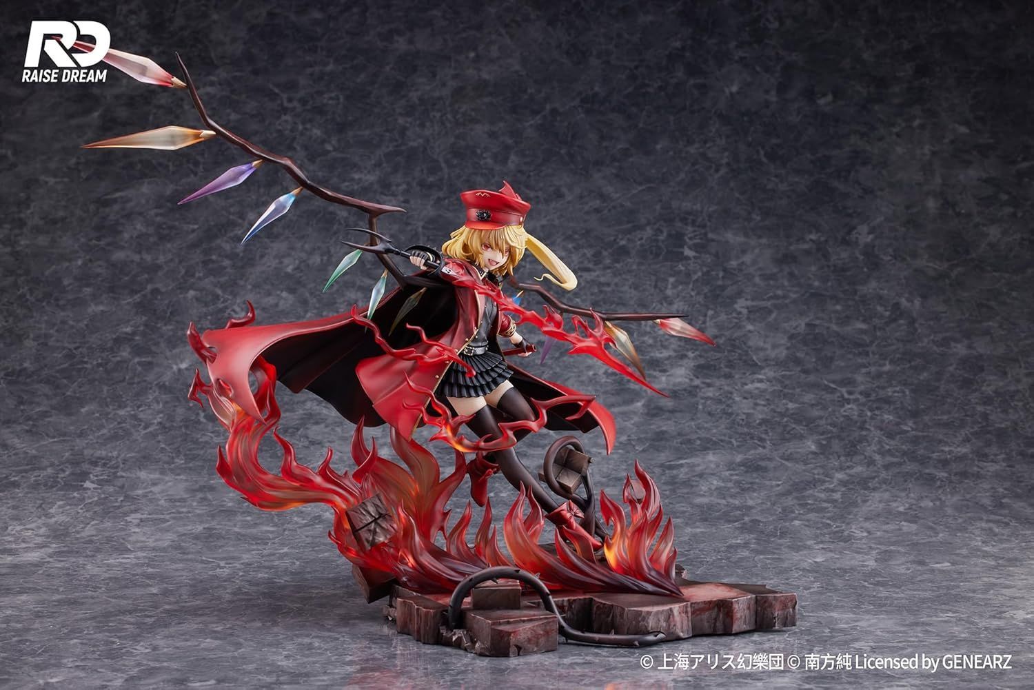 未開封品 東方プロジェクト 1|6 フランドール スカーレット 塗装済み完成品フィギュア 軍服Ver. ⑤