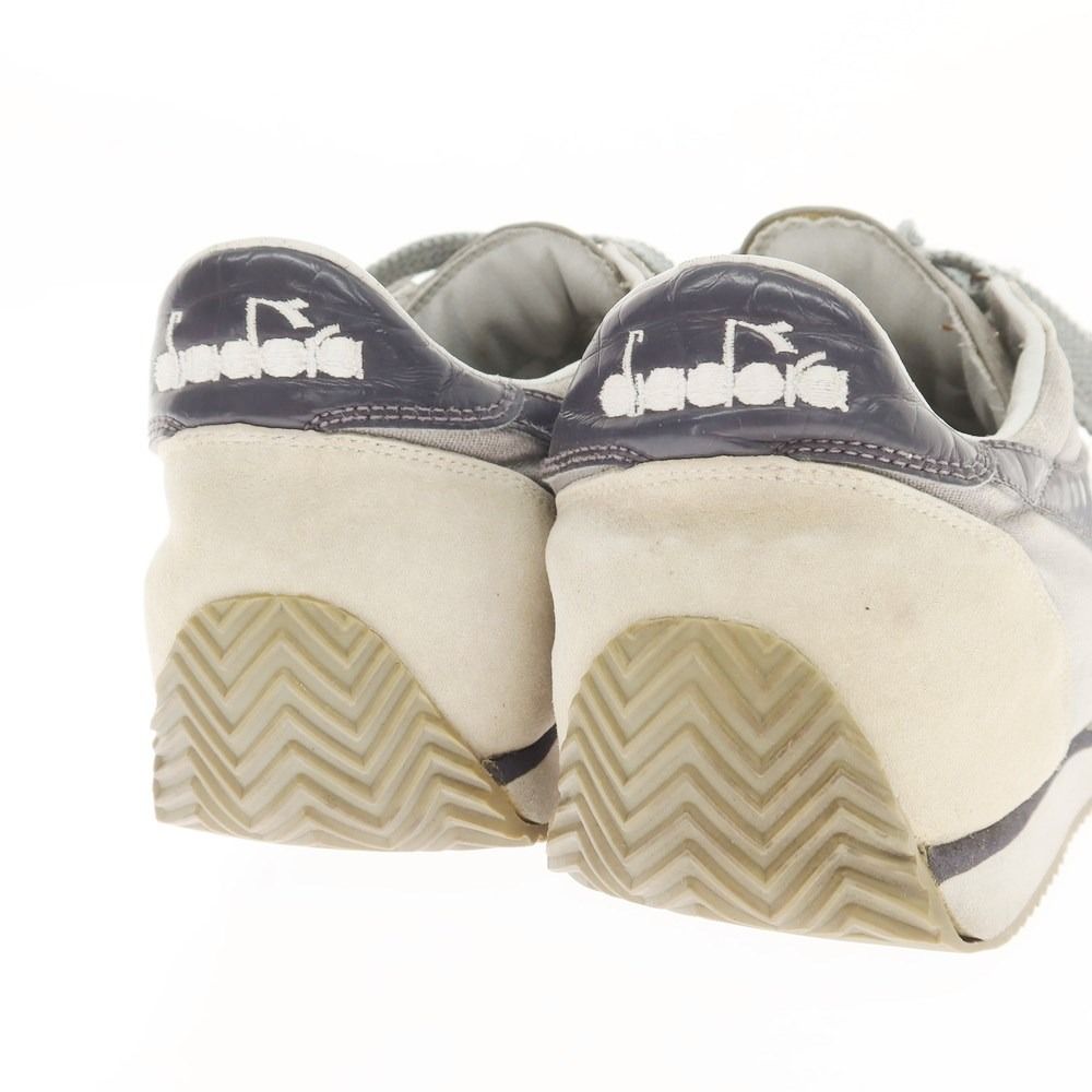 【中古】ディアドラ Diadora HERITAGE EQUIPE スニーカー グレーxべージュ【サイズ27cm位（表記なし）】【メンズ】