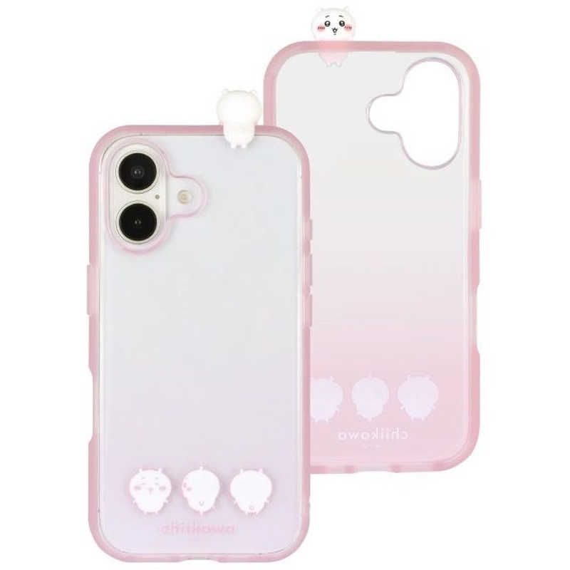 【 新品 未開封 】 グルマンディーズ iPhone 16（6.1インチ）IIIIfitClearケース フレーム チイカワ ちいかわ CK-59A 未使用 送料無料