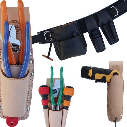 電工ポケット WAIST GEAR ペンチ ドライバーホルダー Lサイズ ナチュナル マーベル MDP-44X