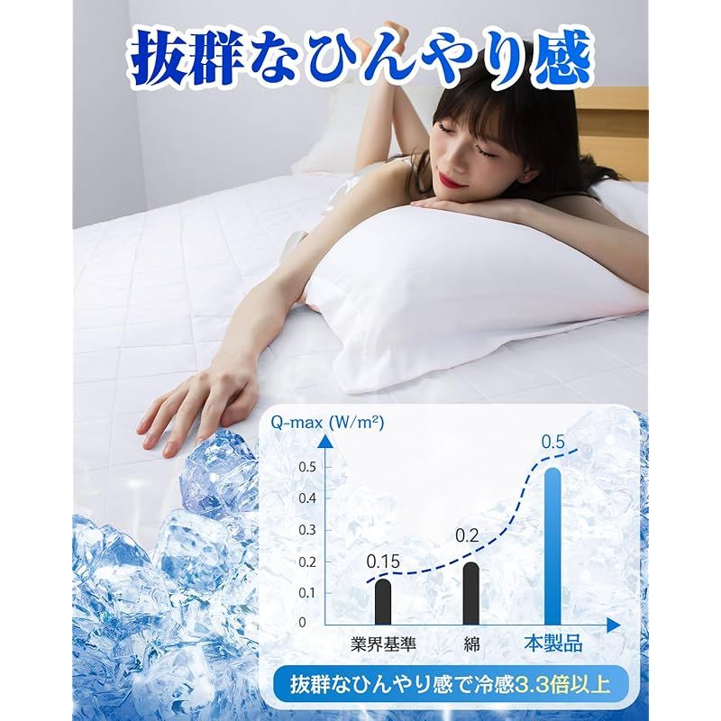 冷感敷きパッド RA381 100x205cm 冷感敷きパッド RA381 100x205cm