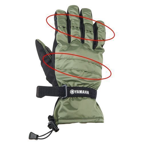 ヤマハ YAMAHA YL4006 ウィンターロンググローブ グレー S～3L FFCRYSTALESIA_COM