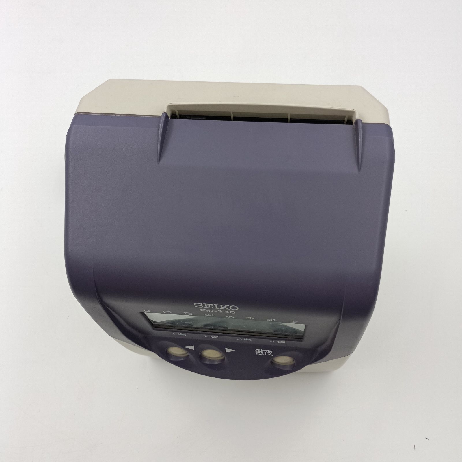 K-0066】タイムレコーダー タイムカード SEIKO QR-340 通電確認