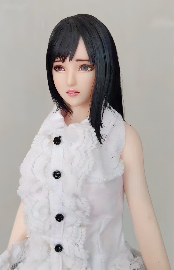 1/6 フィギュア ヘッド 女性 手彫り 完全植毛 12インチ 美少女
