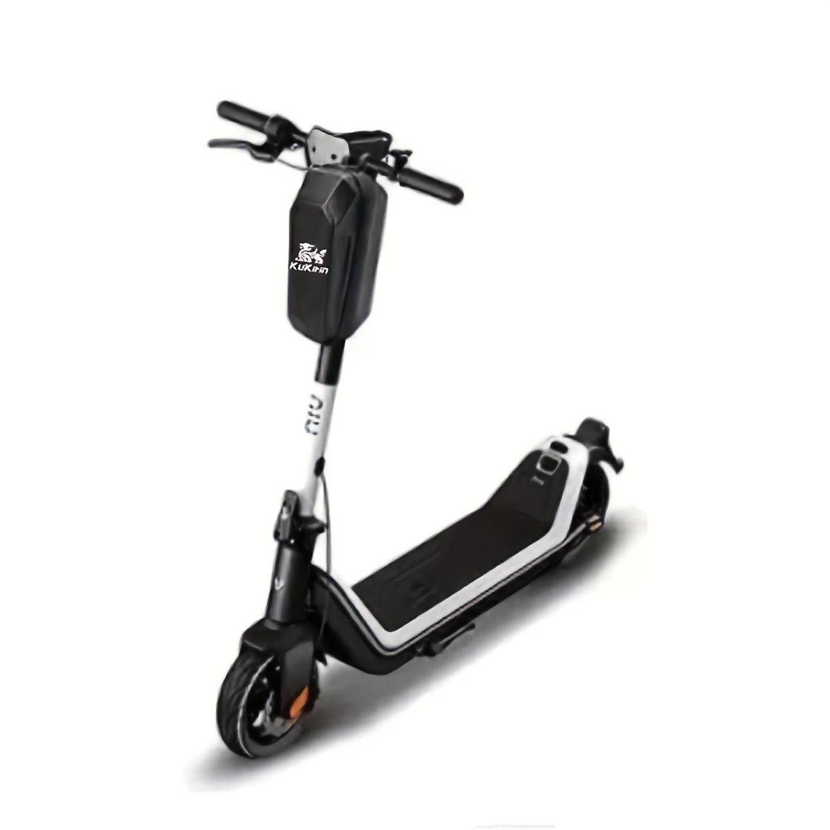 大容量2L&全天候保護 電動スクーターハンドルバッグ EVAハードシェル&PU構造 クイックリリース 通勤 ショッピング アウトドアに最適 iPhone|Android対応 ブラック