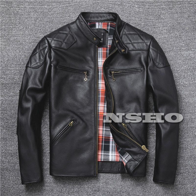 上質カウハイド アウトロースタイル シングルライダース メンズ 革