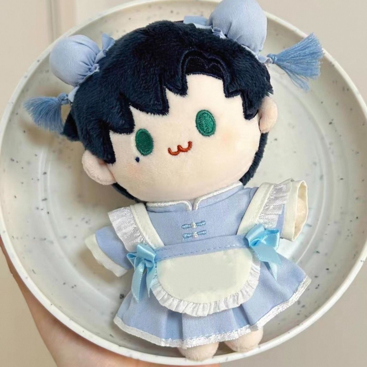 10cm ぬい服 かわいい ピンク チャイナ メイド服 ぬいぐるみ用