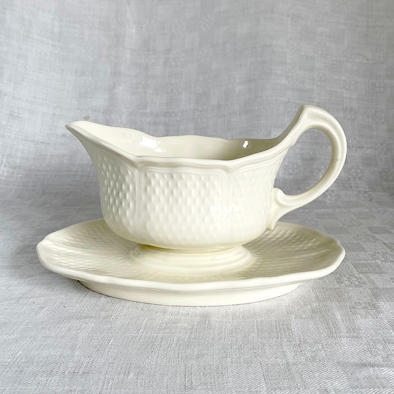 ソーシエール GIEN オフホワイト パニエ模様 現行新品 ジアン 19twd65