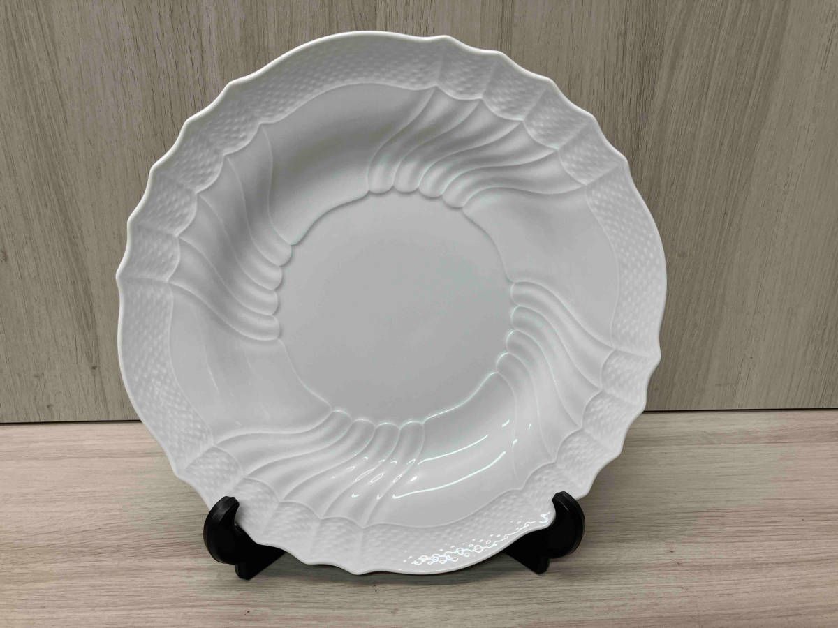 リチャードジノリ ホワイトベッキオ 29センチラウンドプラター