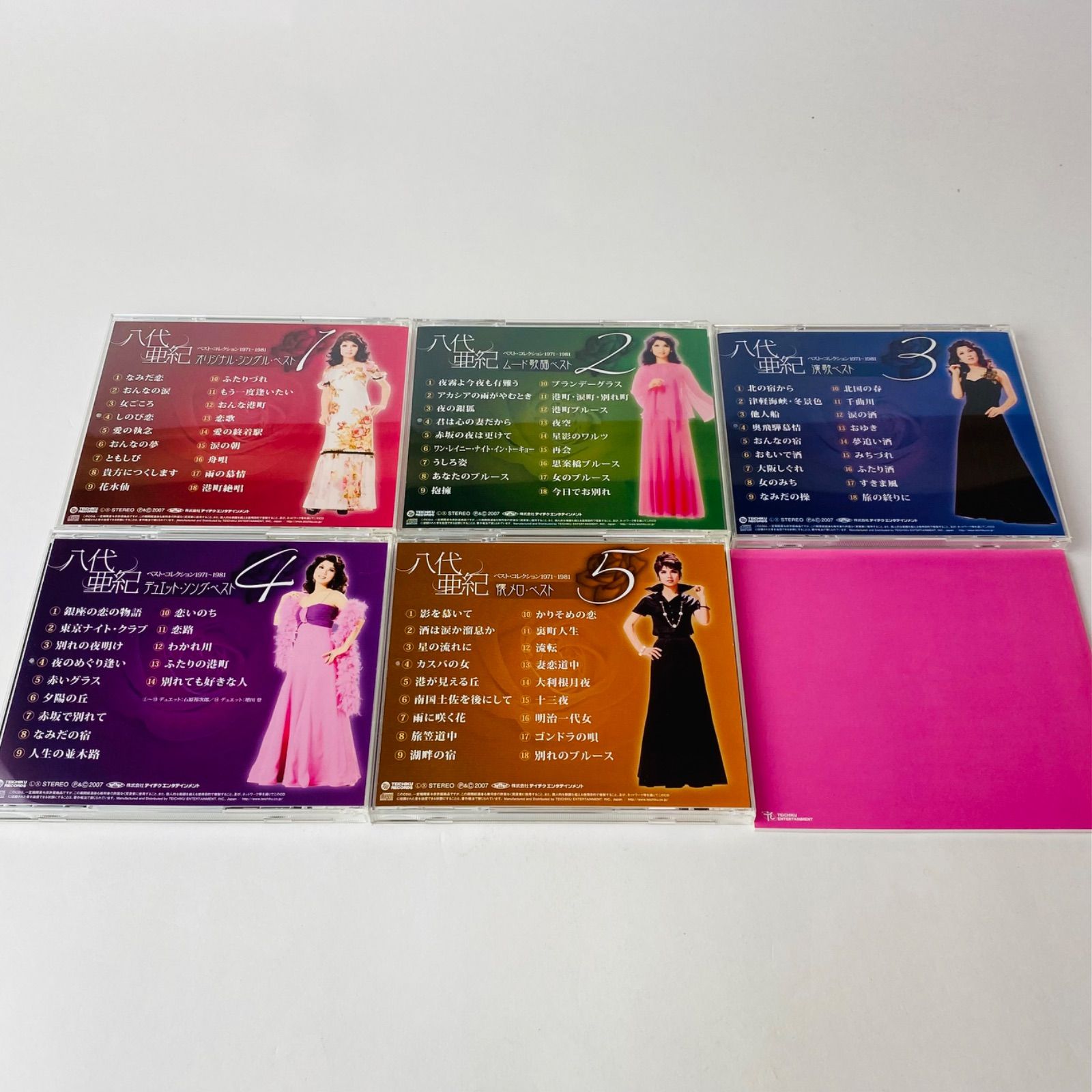 八代亜紀 ベスト・コレクション 1971〜1981 〔CD5枚組 全86曲〕 カートンボックス収納 別冊歌詞ブックレット付き 〔演歌 歌謡〕 新品未開封 八代亜紀 ベストコレクション1971-1981CD BOX CDボックス