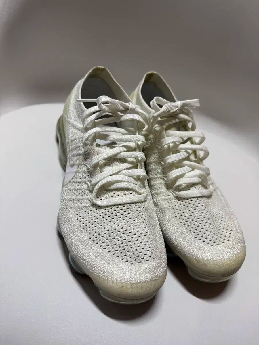 【雷市場（ポンジャン）商品韓国直送】 NIKE(ナイキ) ヴェイパーマックス Flyknit トリプルホワイト ウーマンズ 255