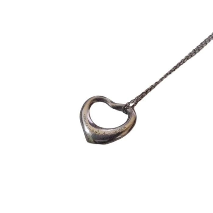 東店85-1058-2505 店舗併売 TIFFANY＆Co. ティファニー エレサ ペレッティ オープン ハート ペンダント ネックレス 925
