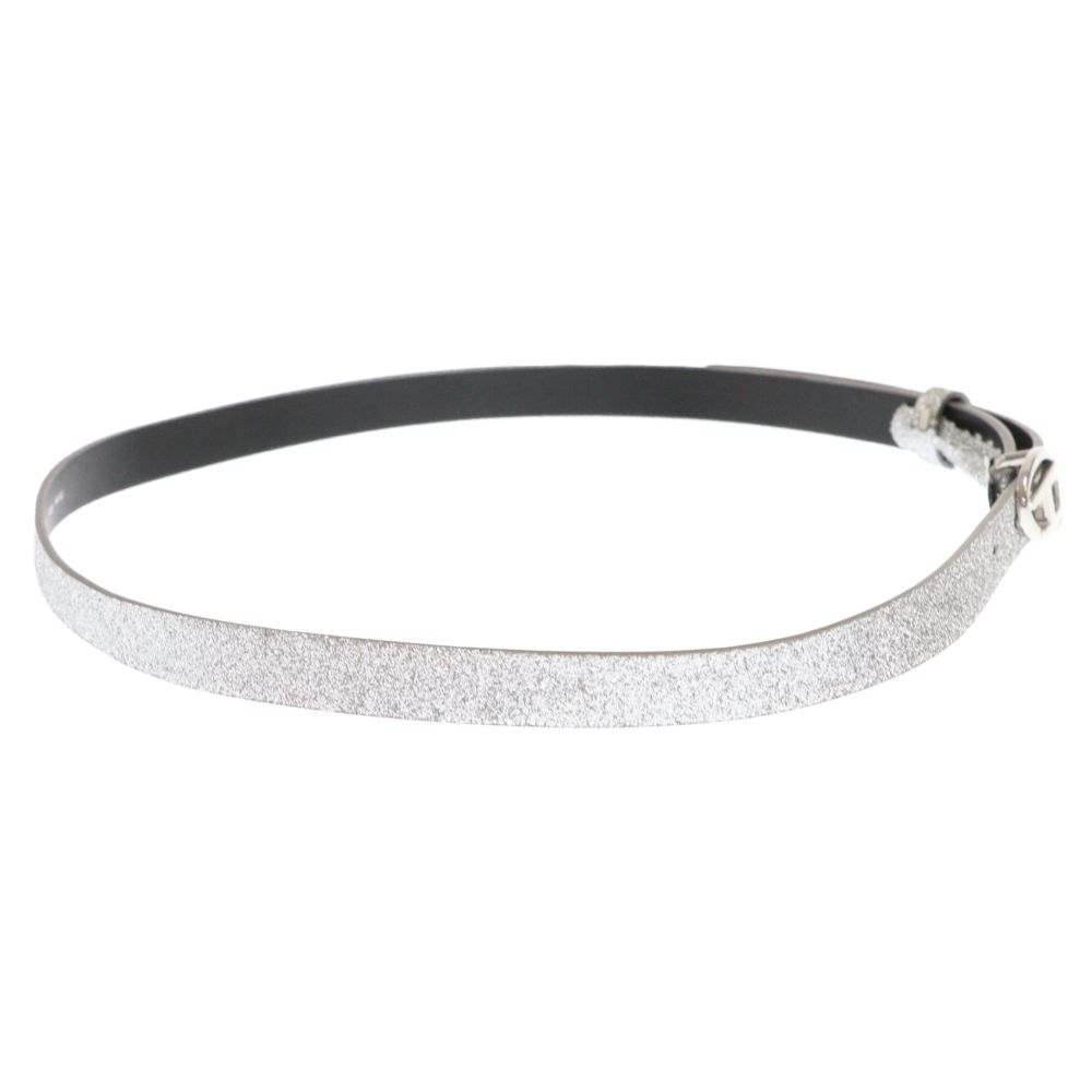 diesel B-1DR15 1DR グリッター ラメ ベルト DIESEL (ディーゼル) B-1DR 15 ラメグリッター Dロゴベルト