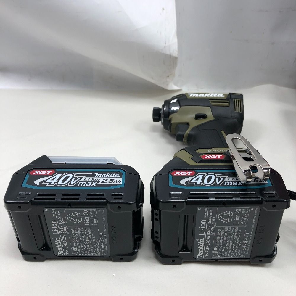 MAKITA マキタ 工具 締め付け工具 インパクトドライバ S 完備 40v TD002GRDXO オリーブ