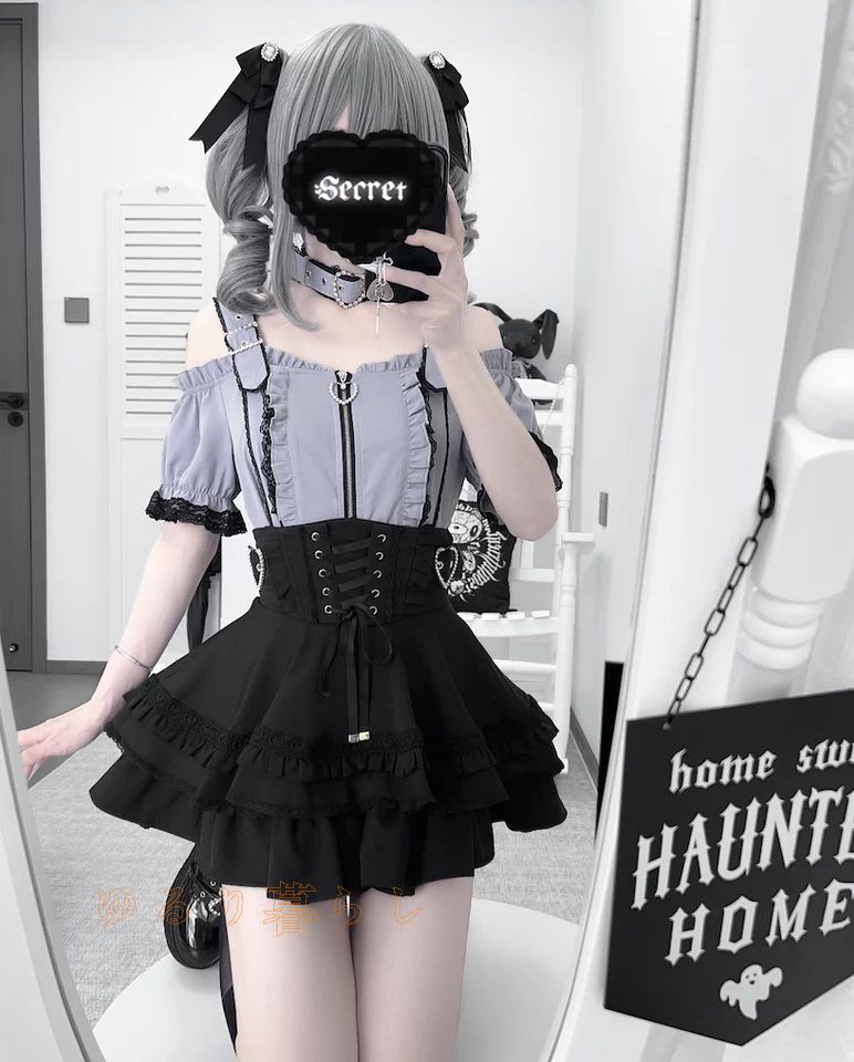 Mary Magdalene ミルフィーユパニエスカート ブラック Mary