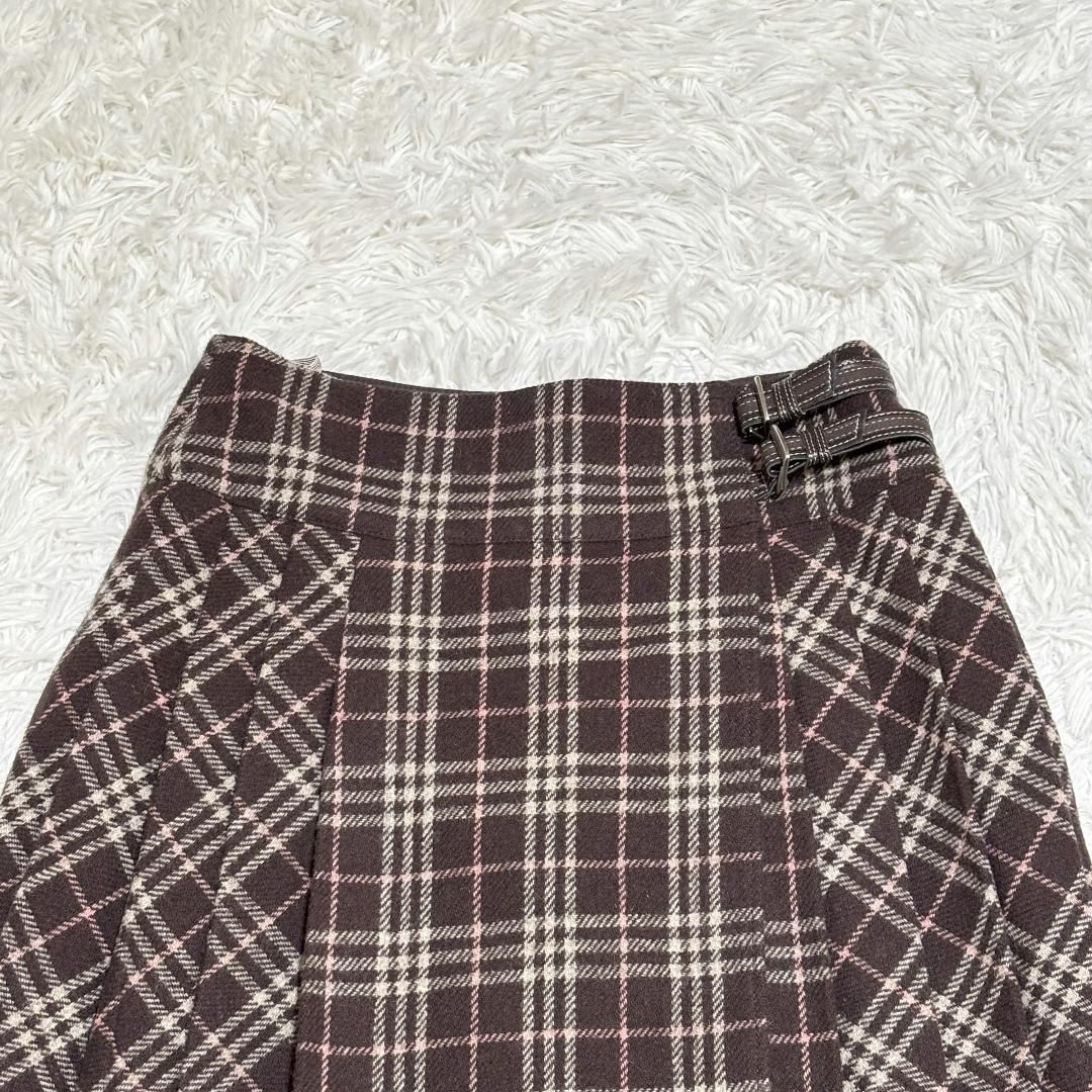 Burberry blue label ウールプリーツスカート 38