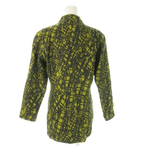 未使　タグ有り　Christian Dior ノーカラージャケット 蛇柄　総柄 クリスチャンディオール Christian Dior PRET-A-PORTER ツイード
