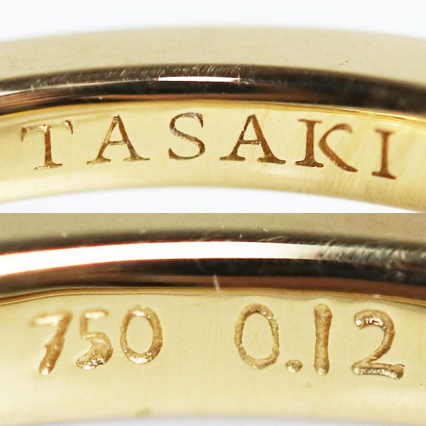 TASAKI タサキ K18YG イエローゴールド デインジャーハート トゲ