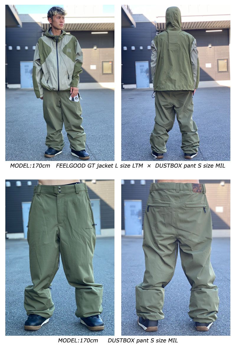 23-24 VOLCOM/ボルコム VLCMK×DUSTBOX pant メンズ レディース 防水パンツ スノーボードウェア スノーウェアー 2024 型落ち