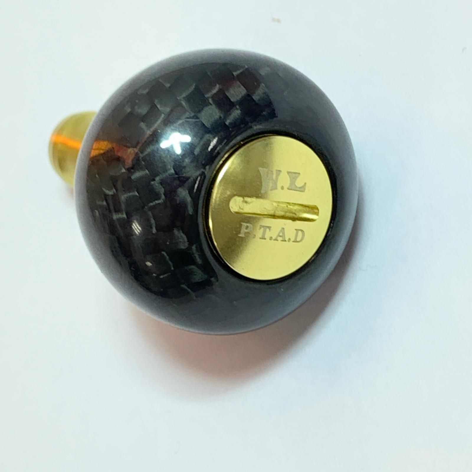  WATERLAND カーボンハンドルノブ Sサイズ Aタイプ P.T.A.D スピニングリールパーツ リールパーツ
