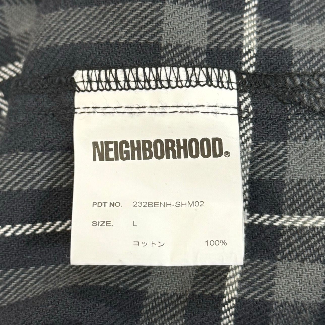 NEIGHBORHOOD 23AW TARTAN CHECK SHIRT LS 232BENH-SHM02