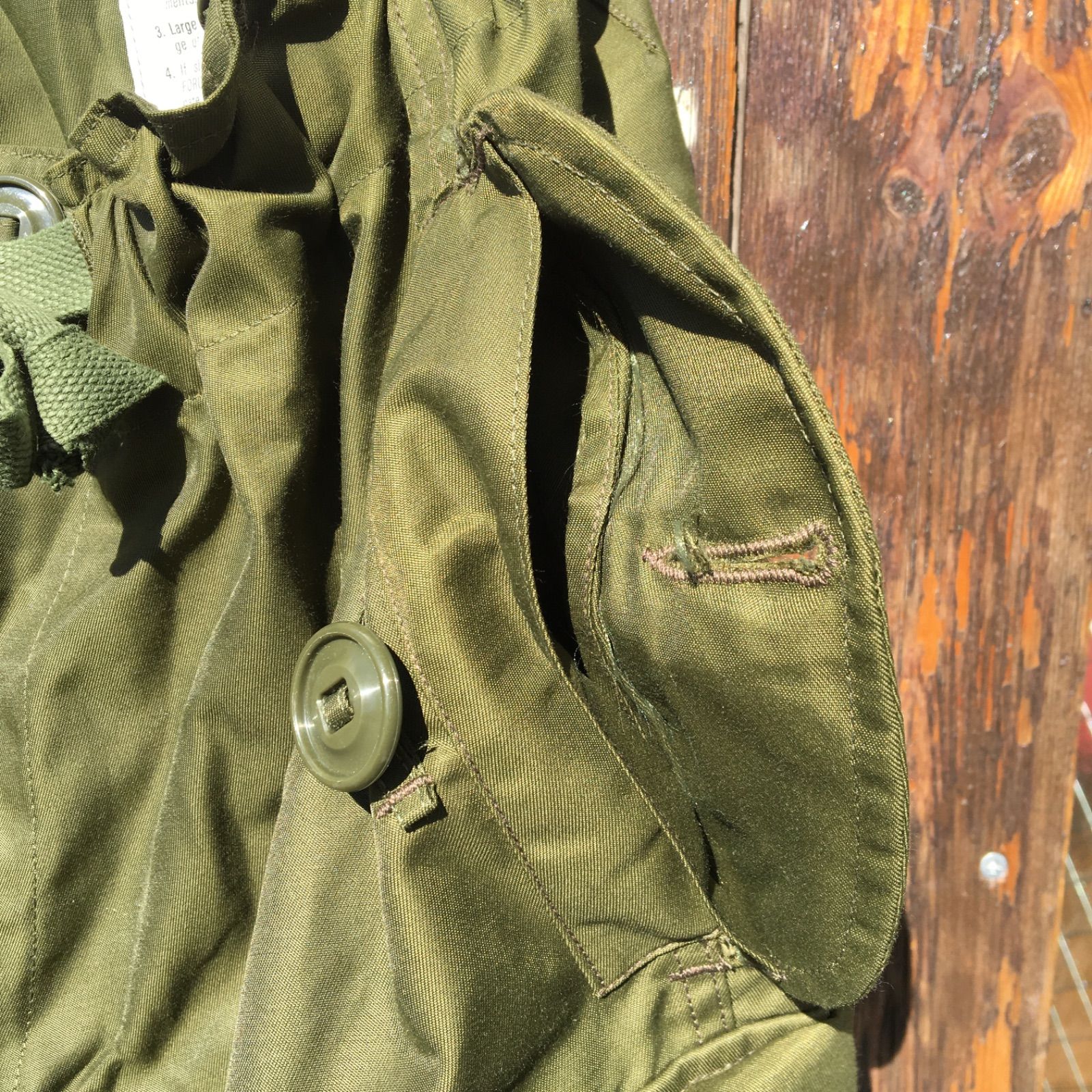 80s デッドストック【Canadian Army】カナダ軍 ウィンドプルーフ オーバーパンツ カーゴパンツ ECW Windproof Overpants L-S