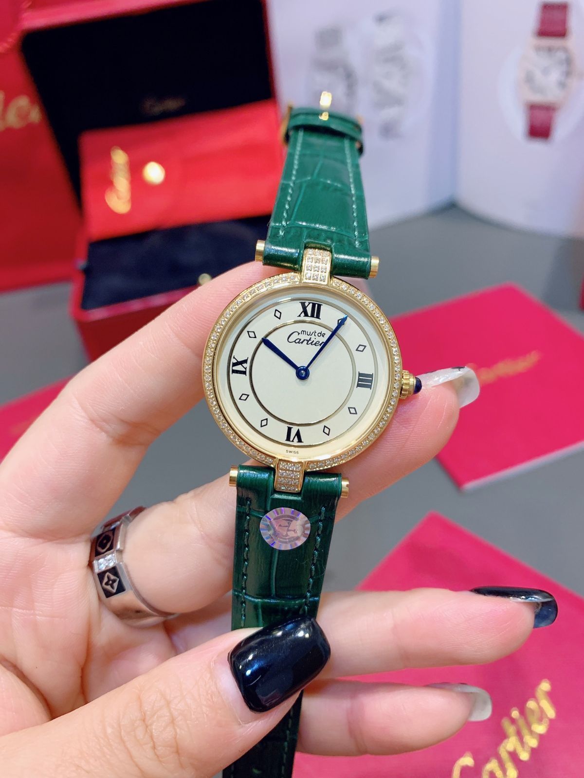 CARTIER カルティエ マスト レディース腕時計 30mm