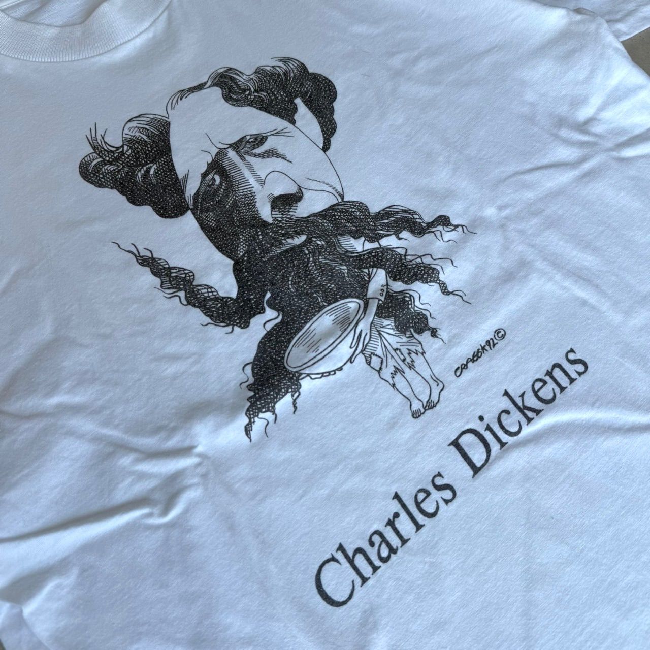 90s vintage 古着 ヴィンテージ 偉人Tシャツ Charles Dickens - メルカリ