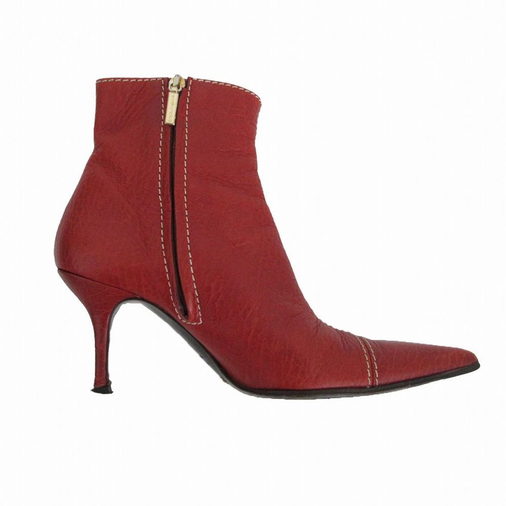 DOLCE&GABBANA　ドルチェ&ガッバーナ ブーツ　革靴 中古】 美品 DOLCE&GABBANA ドルチェ&ガッバーナ レザー バック
