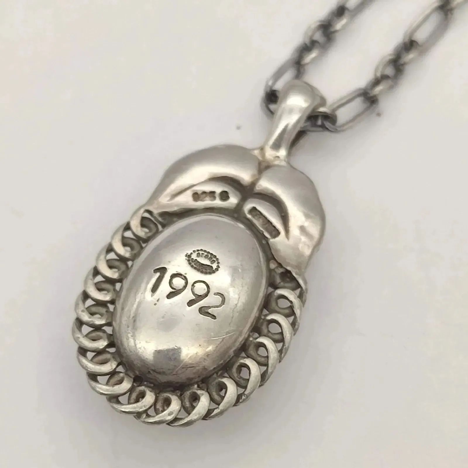 美品】Georg Jensen ジョージジェンセン 1992 イヤーペンダント