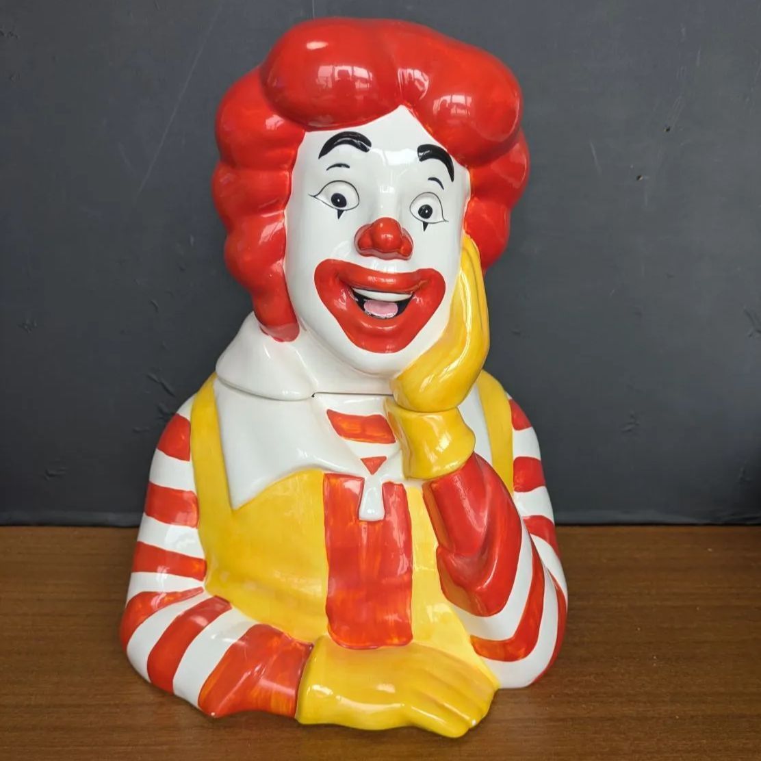 レア　ビンテージ　マクドナルド　キャラクター　クッキージャー　グリマス　ロナルド McDonald's Grimace Cookie Jar マクドナルド グリマス クッキー