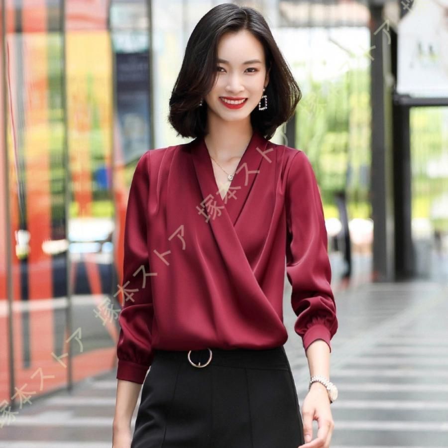 ブラウス シャツ サテンレイヤードトップ / Satin Layered Top レディース サテンレイヤードトップ / Satin Layered Top（シャツ/ブラウス