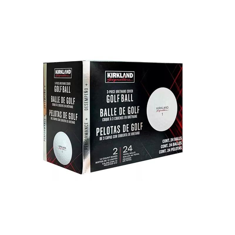 カークランドシグネチャー Kirkland Signature カークランド スリーピース ウレタンカバーゴルフボール V3.0 1654518 パフォーマンスプラス 2ダース 24ボール