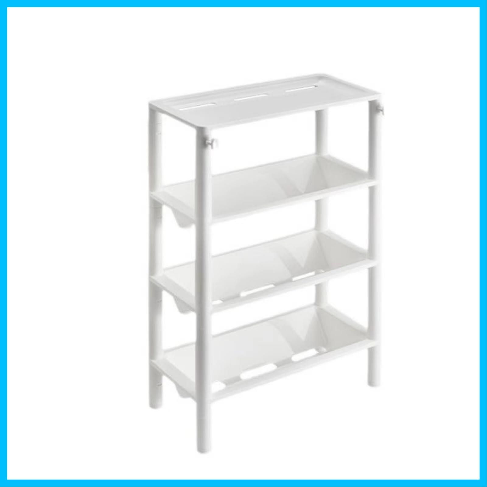 在庫処分】リスシャンプーボトルラック 4段 浴室収納ラック 浴室用