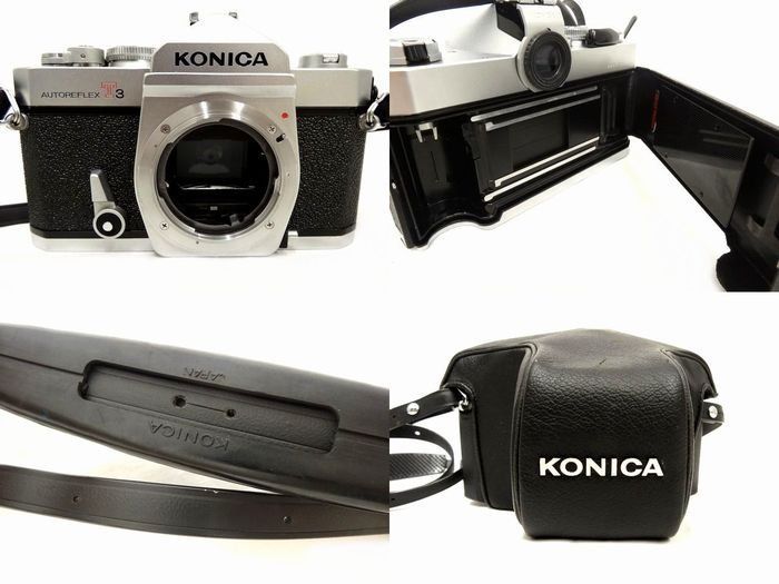 KONICA AUTOREFLEX T3 フィルムカメラ　ストロボ Konica Autoreflex T3 with 28mm f/3.5 Lens – Film Supply Club