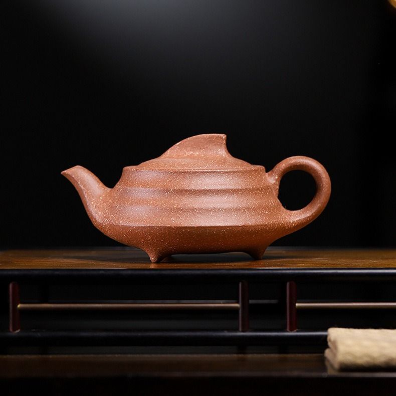 紫砂壺　中国美術　古道具　朱泥　時代物　急須　茶器　民家蔵出し 紫砂壺中国美術古道具朱泥時代物急須茶器民家蔵出し