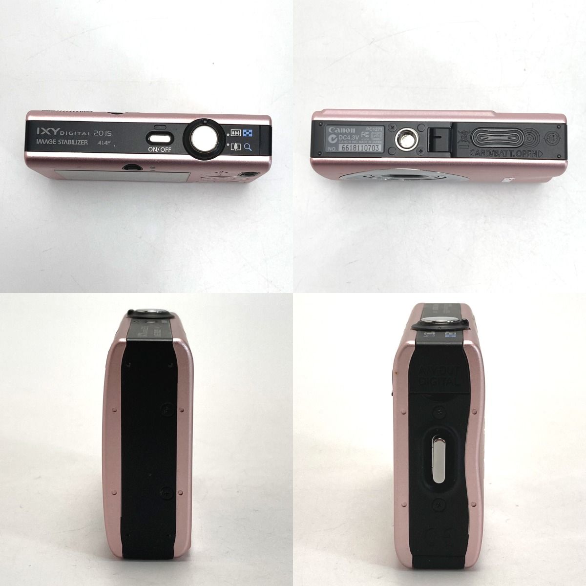 CANON キャノン IXY DIGITAL 20 IS ピンク コンパクトデジタル CANON キャノン IXY DIGITAL 20 IS ピンク コンパクトデジタル