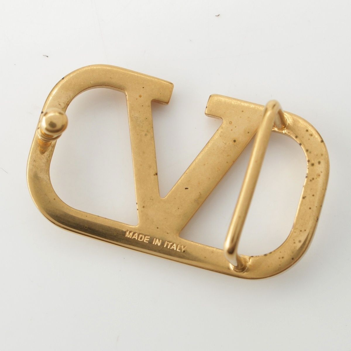 ヴァレンティノ レザー Vロゴ ゴールド金具 リバーシブル ベルト  