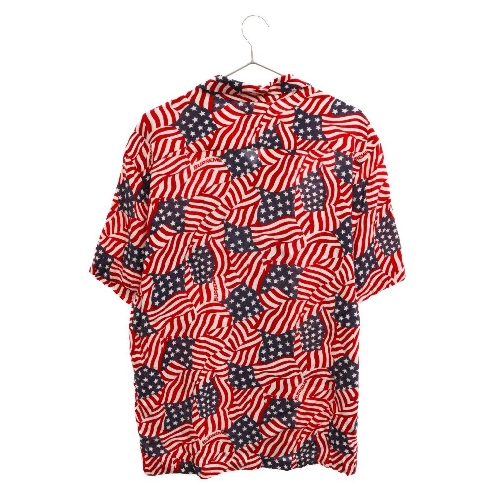 SUPREME (シュプリーム) 20SS Flags Rayon S/S Shirt フラッグス
