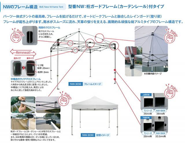 種類61 09 赤|赤 ミスタークイック テント SNW-3030 300×300cm カーテンレール有 総アルミキャンプ バーベキュー ポール 簡易設営 防水 風通し 収納袋 アウトドア 自立式 コンパクト イベント 設営 自治会 運動会 学校 自治体